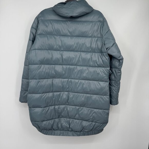 Universal Standard Kanda Puffer Coat Jacket Storm Blue size XS read - Picture 7 of 15